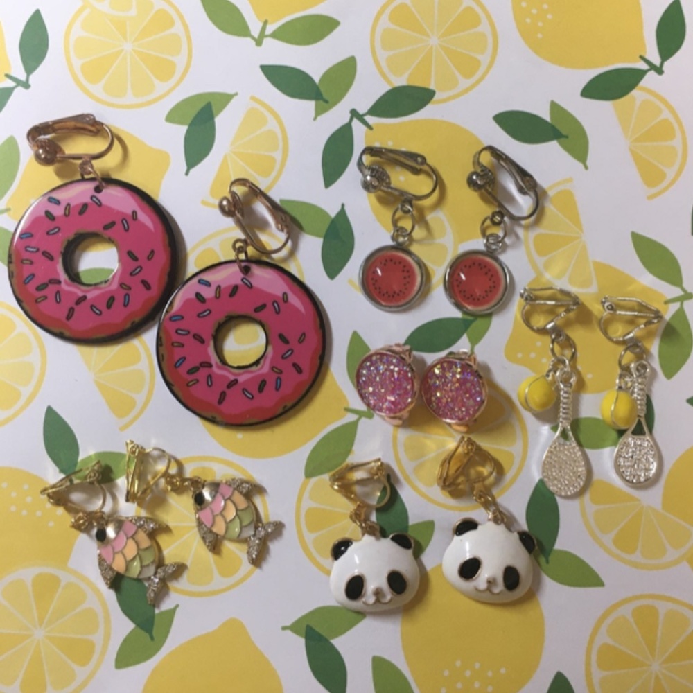 🍊 NWT Clip On Earrings Bundle Lot 1